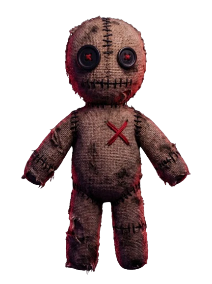 Fictional voodoo doll app Vooddoodoll - interactive voodoo doll online